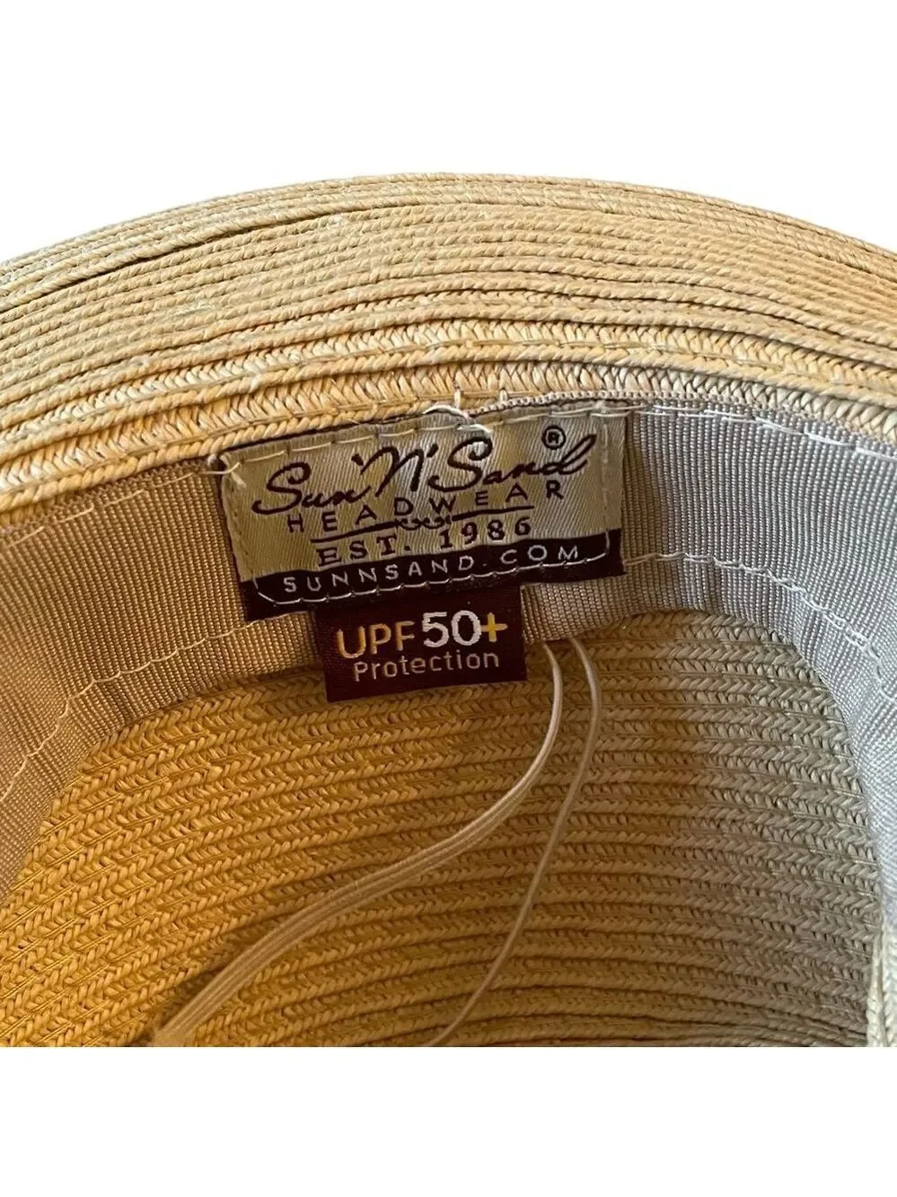 SUN ‘N’ SAND Headwear Women’s Straw Summer Sun Hat Tan One Size